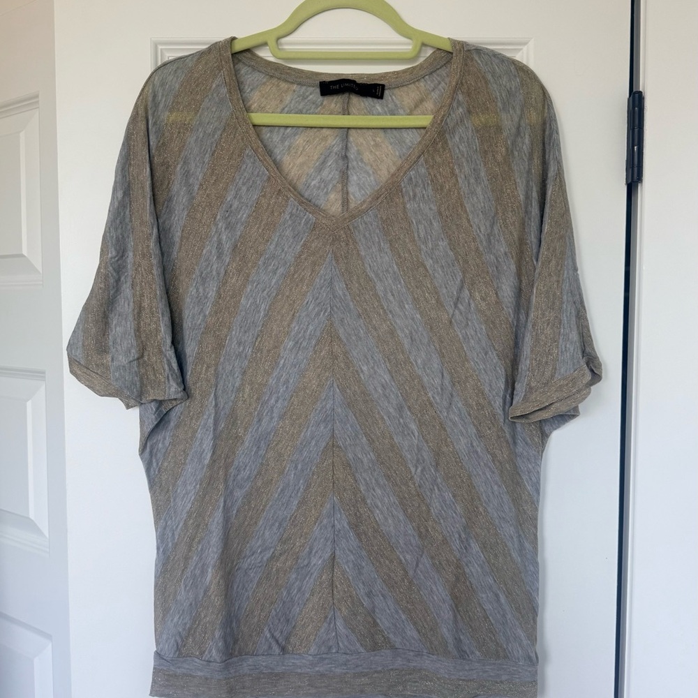 The Limited Chevron Patterned Blouse